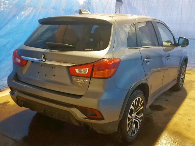 JA4AR3AW3JU001601 - 2018 MITSUBISHI OUTLANDER GRAY photo 4