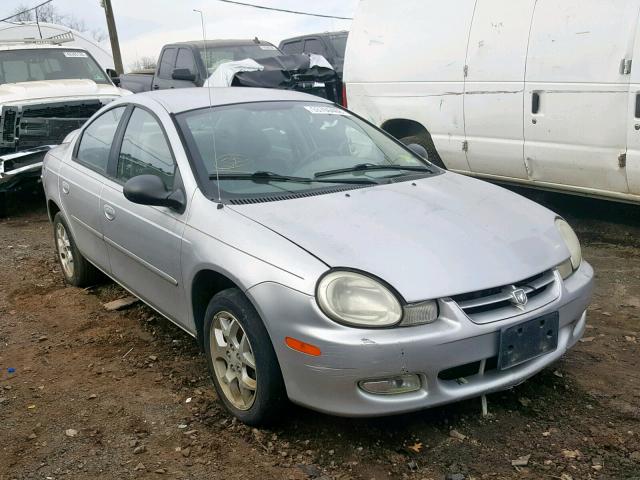 1B3ES56C82D613897 - 2002 DODGE NEON ES SILVER photo 1