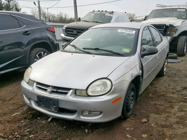 1B3ES56C82D613897 - 2002 DODGE NEON ES SILVER photo 2