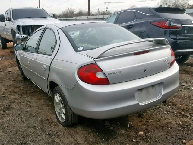 1B3ES56C82D613897 - 2002 DODGE NEON ES SILVER photo 3