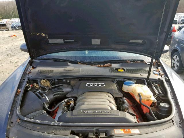 WAUDG74F45N114997 - 2005 AUDI A6 3.2 QUA GRAY photo 7