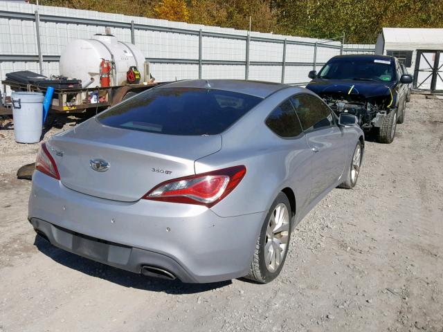 KMHHU6KJXDU080059 - 2013 HYUNDAI GENESIS CO SILVER photo 4