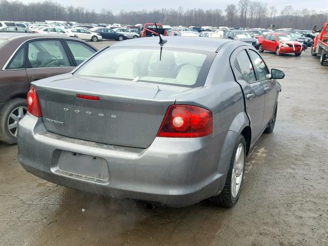 1B3BD1FB3BN617251 - 2011 DODGE AVENGER MA CHARCOAL photo 4