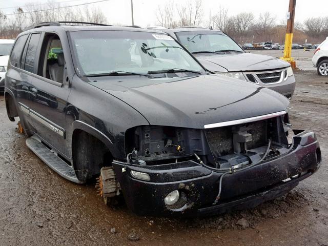 1GKDT13SX22137776 - 2002 GMC ENVOY BLACK photo 1