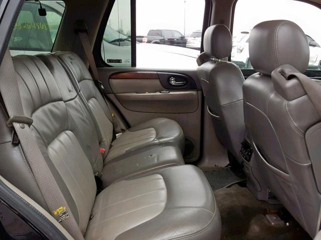 1GKDT13SX22137776 - 2002 GMC ENVOY BLACK photo 6