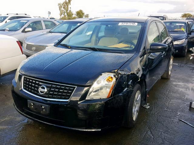 3N1AB61EX8L747862 - 2008 NISSAN SENTRA 2.0 BLACK photo 2