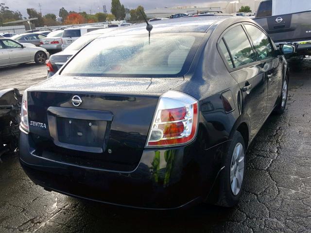 3N1AB61EX8L747862 - 2008 NISSAN SENTRA 2.0 BLACK photo 4