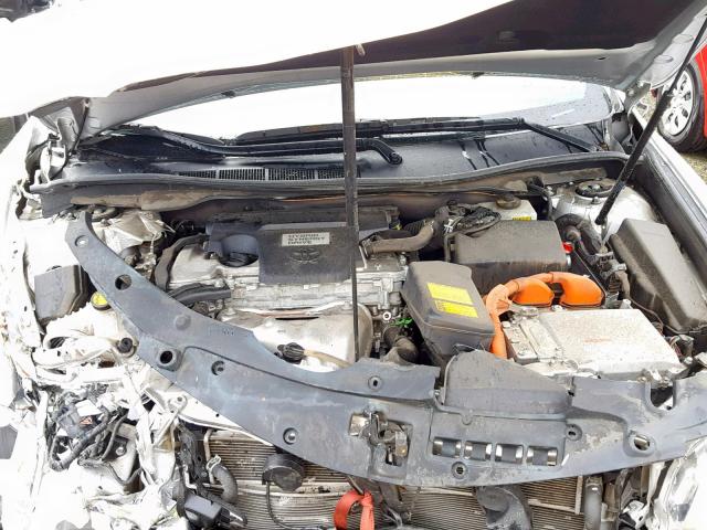 4T1BD1FK7DU089118 - 2013 TOYOTA CAMRY HYBR SILVER photo 7