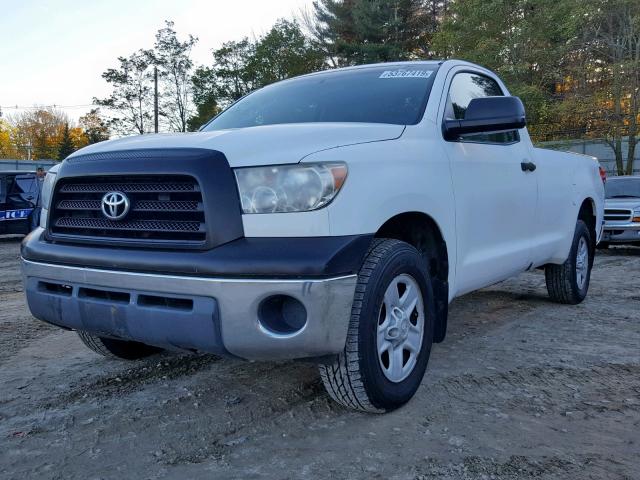 5TFLU52138X012280 - 2008 TOYOTA TUNDRA WHITE photo 2