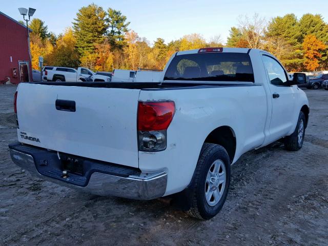 5TFLU52138X012280 - 2008 TOYOTA TUNDRA WHITE photo 4