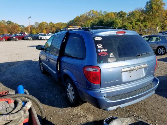 2A4GP54L37R182881 - 2007 CHRYSLER TOWN & COU BLUE photo 3