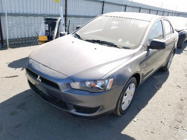 JA3AU16U69U028639 - 2009 MITSUBISHI LANCER DE GRAY photo 2