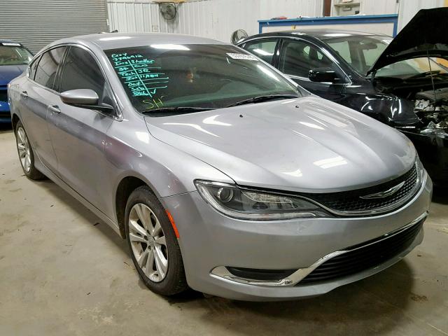 1C3CCCAB9FN650130 - 2015 CHRYSLER 200 LIMITE GRAY photo 1