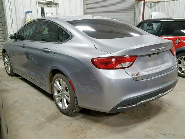 1C3CCCAB9FN650130 - 2015 CHRYSLER 200 LIMITE GRAY photo 3