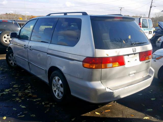 2HKRL18092H530031 - 2002 HONDA ODYSSEY EX SILVER photo 3