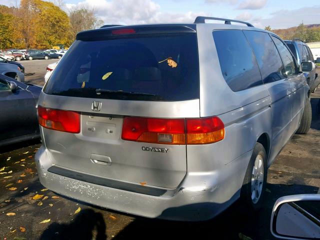 2HKRL18092H530031 - 2002 HONDA ODYSSEY EX SILVER photo 4