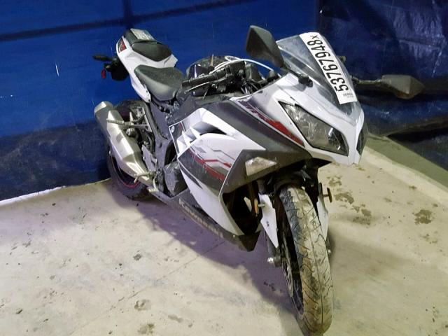 JKAEX8A1XEA005127 - 2014 KAWASAKI EX300 A WHITE photo 2