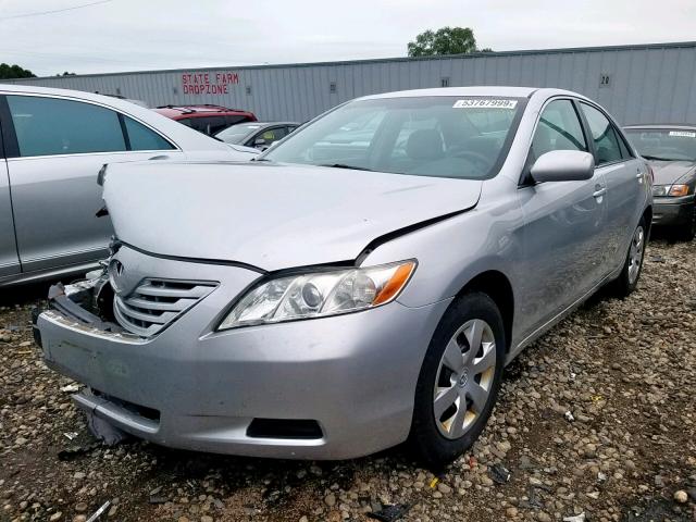 4T4BE46K39R062638 - 2009 TOYOTA CAMRY BASE SILVER photo 2