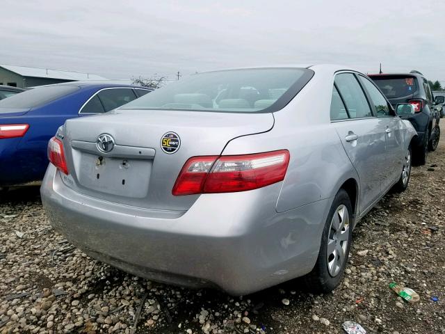4T4BE46K39R062638 - 2009 TOYOTA CAMRY BASE SILVER photo 4