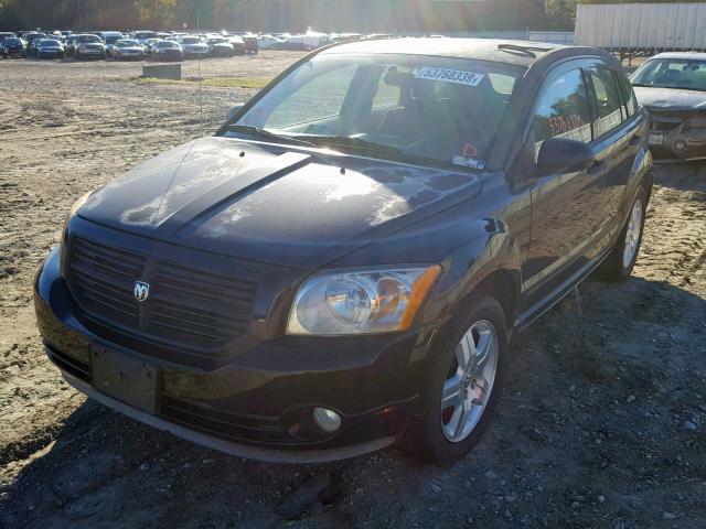 1B3HB48B07D535733 - 2007 DODGE CALIBER SX BLACK photo 2