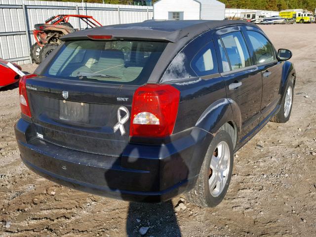 1B3HB48B07D535733 - 2007 DODGE CALIBER SX BLACK photo 4