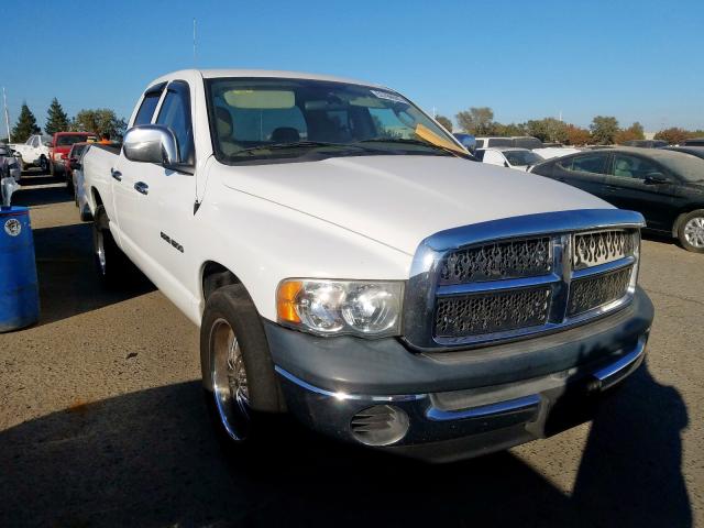 1D7HA18K15J525958 - 2005 DODGE RAM 1500 S WHITE photo 1