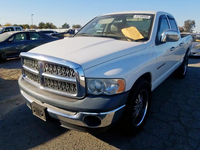 1D7HA18K15J525958 - 2005 DODGE RAM 1500 S WHITE photo 2