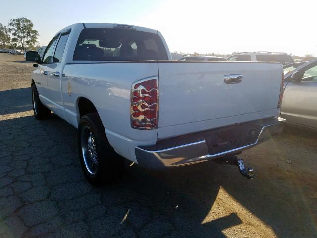 1D7HA18K15J525958 - 2005 DODGE RAM 1500 S WHITE photo 3