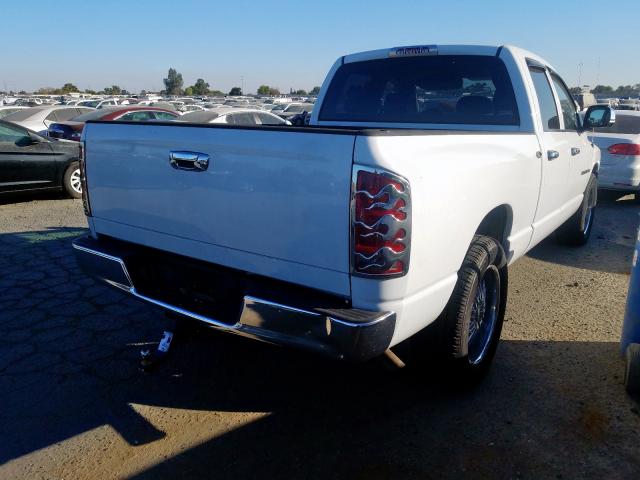 1D7HA18K15J525958 - 2005 DODGE RAM 1500 S WHITE photo 4