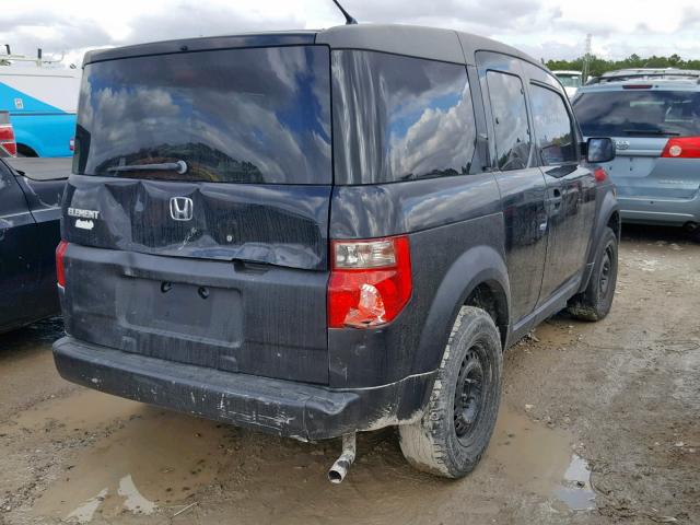 5J6YH18354L013860 - 2004 HONDA ELEMENT LX BLACK photo 4