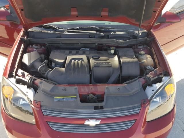 1G1AL58F487230198 - 2008 CHEVROLET COBALT LT MAROON photo 7