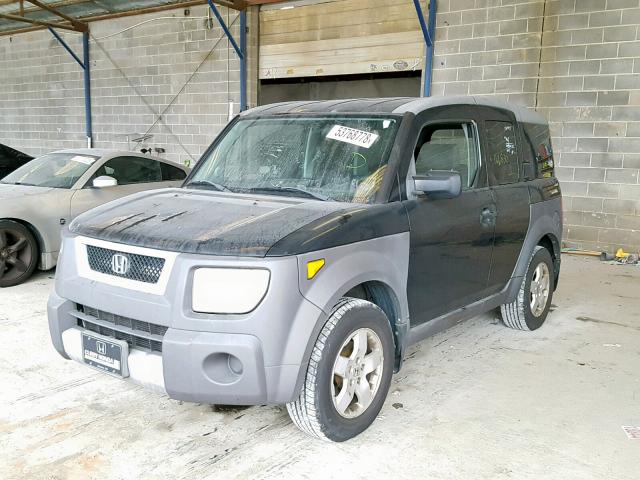 5J6YH18503L000403 - 2003 HONDA ELEMENT EX BLACK photo 2