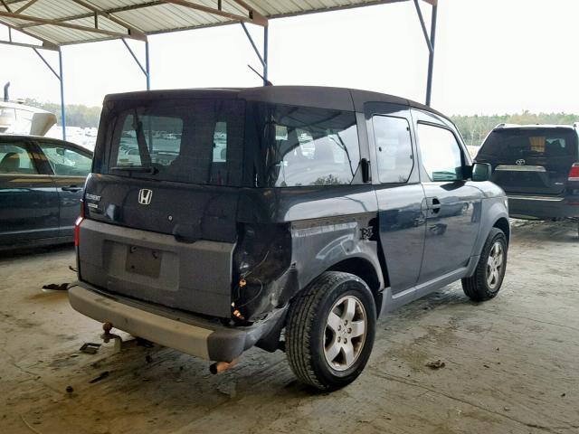 5J6YH18503L000403 - 2003 HONDA ELEMENT EX BLACK photo 4