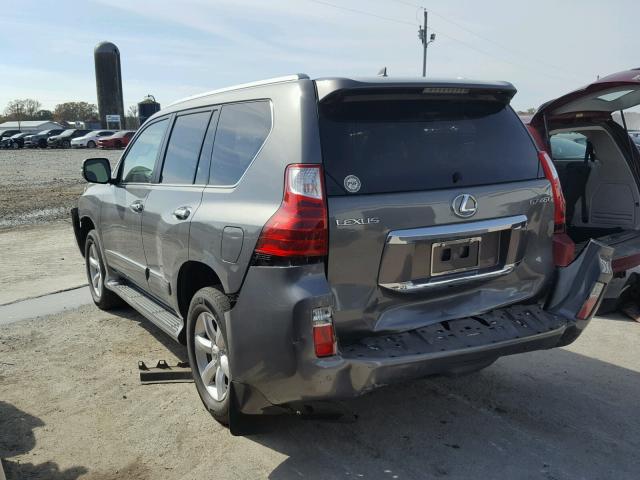 JTJJM7FX5A5017688 - 2010 LEXUS GX PREMIUM GRAY photo 3