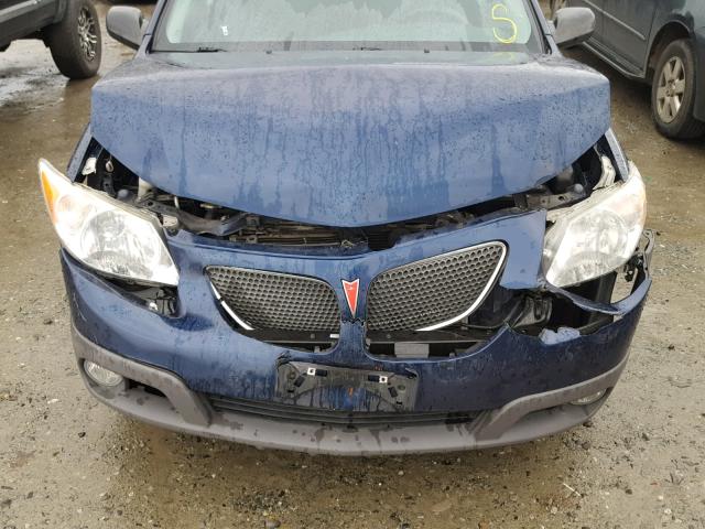 5Y2SM65896Z440477 - 2006 PONTIAC VIBE BLUE photo 7