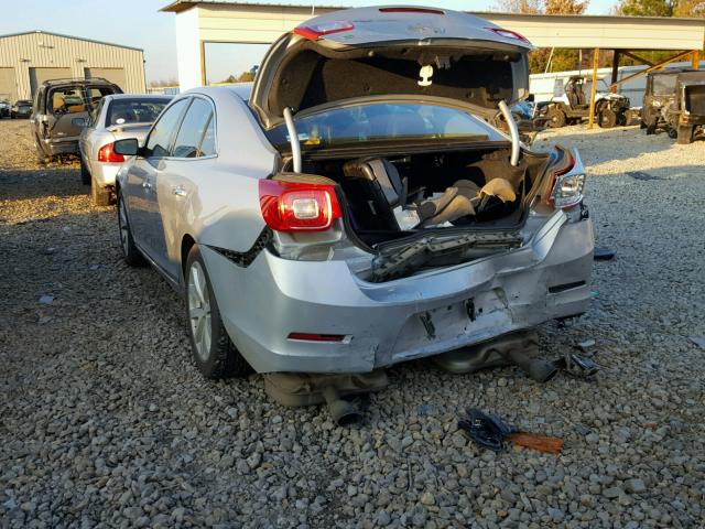 1G11H5SL1EF225087 - 2014 CHEVROLET MALIBU LTZ SILVER photo 3