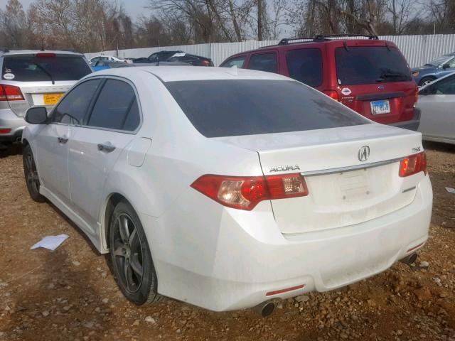 JH4CU2F83DC004198 - 2013 ACURA TSX SE WHITE photo 3