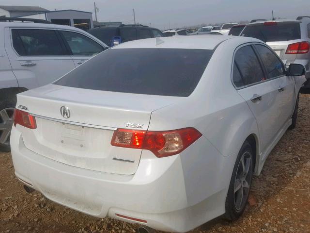 JH4CU2F83DC004198 - 2013 ACURA TSX SE WHITE photo 4