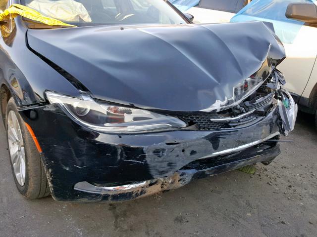 1C3CCCAB5HN508800 - 2017 CHRYSLER 200 LIMITE BLACK photo 9