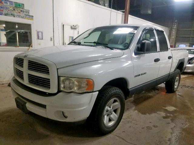 1D7HU18N82J163091 - 2002 DODGE RAM WHITE photo 2