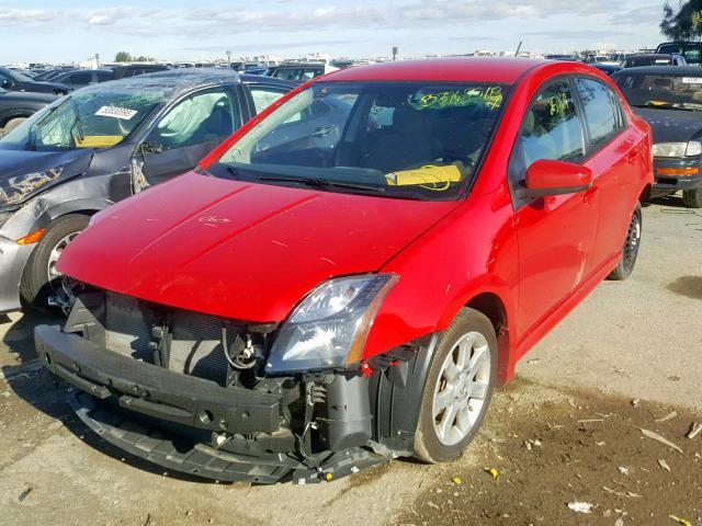 3N1AB6APXCL670985 - 2012 NISSAN SENTRA 2.0 RED photo 2