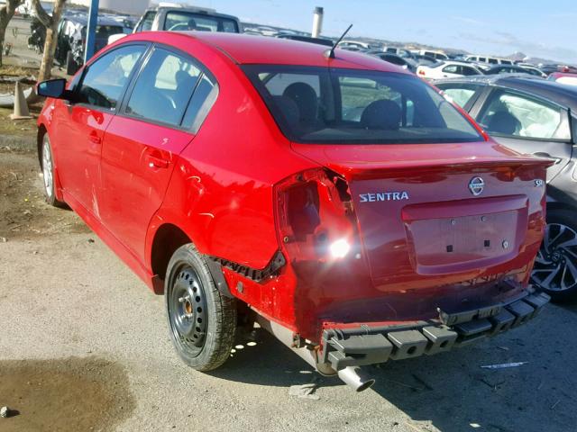 3N1AB6APXCL670985 - 2012 NISSAN SENTRA 2.0 RED photo 3