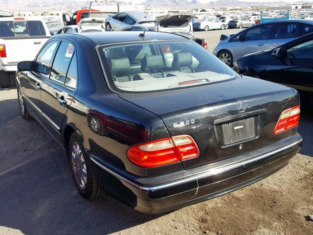 WDBJF65J21B317161 - 2001 MERCEDES-BENZ E 320 BLACK photo 3