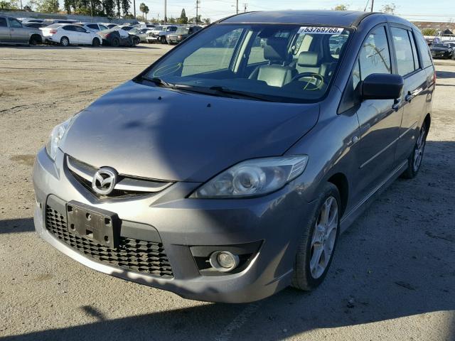 JM1CR29L190330044 - 2009 MAZDA 5 GRAY photo 2