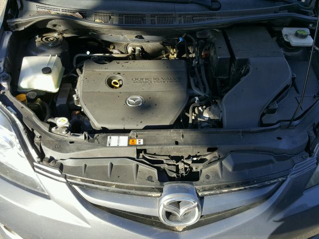 JM1CR29L190330044 - 2009 MAZDA 5 GRAY photo 7