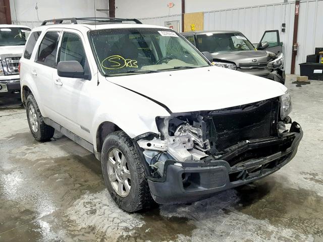 4F2CZ06198KM03770 - 2008 MAZDA TRIBUTE S WHITE photo 1