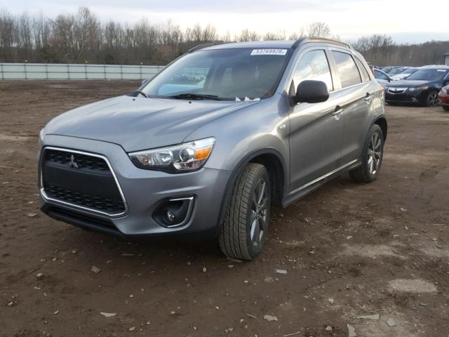 4A4AR5AUXDE024753 - 2013 MITSUBISHI OUTLANDER GRAY photo 2