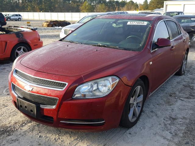 1G1ZJ57BX8F278849 - 2008 CHEVROLET MALIBU 2LT RED photo 2