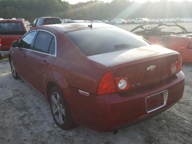 1G1ZJ57BX8F278849 - 2008 CHEVROLET MALIBU 2LT RED photo 3