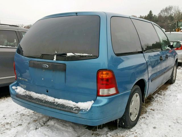 2FMZA50493BB70781 - 2003 FORD WINDSTAR W BLUE photo 4